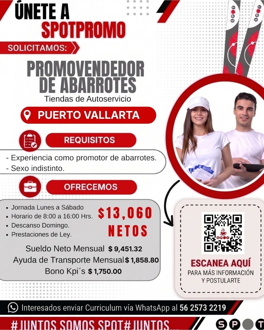 Banner del anuncio de la vacante