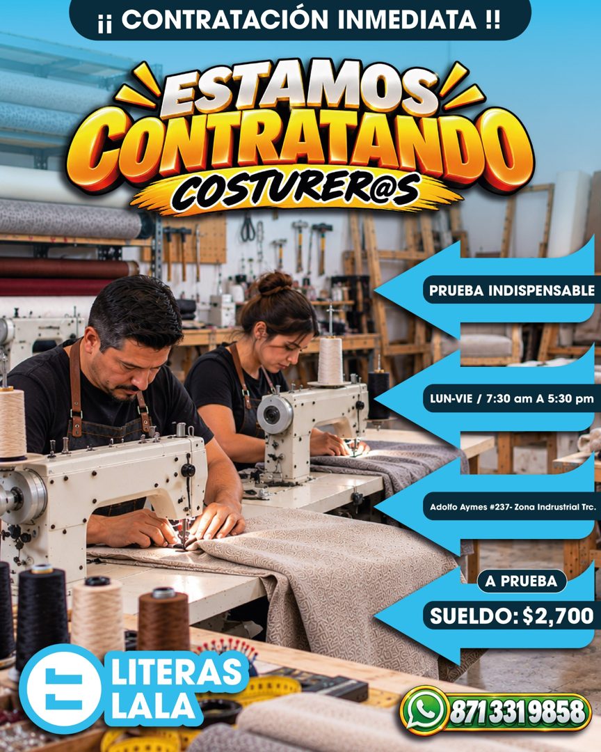 Banner del anuncio de la vacante