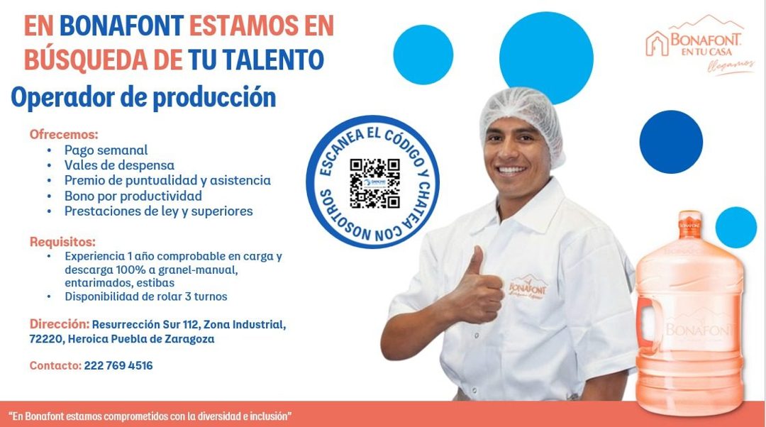 Banner del anuncio de la vacante