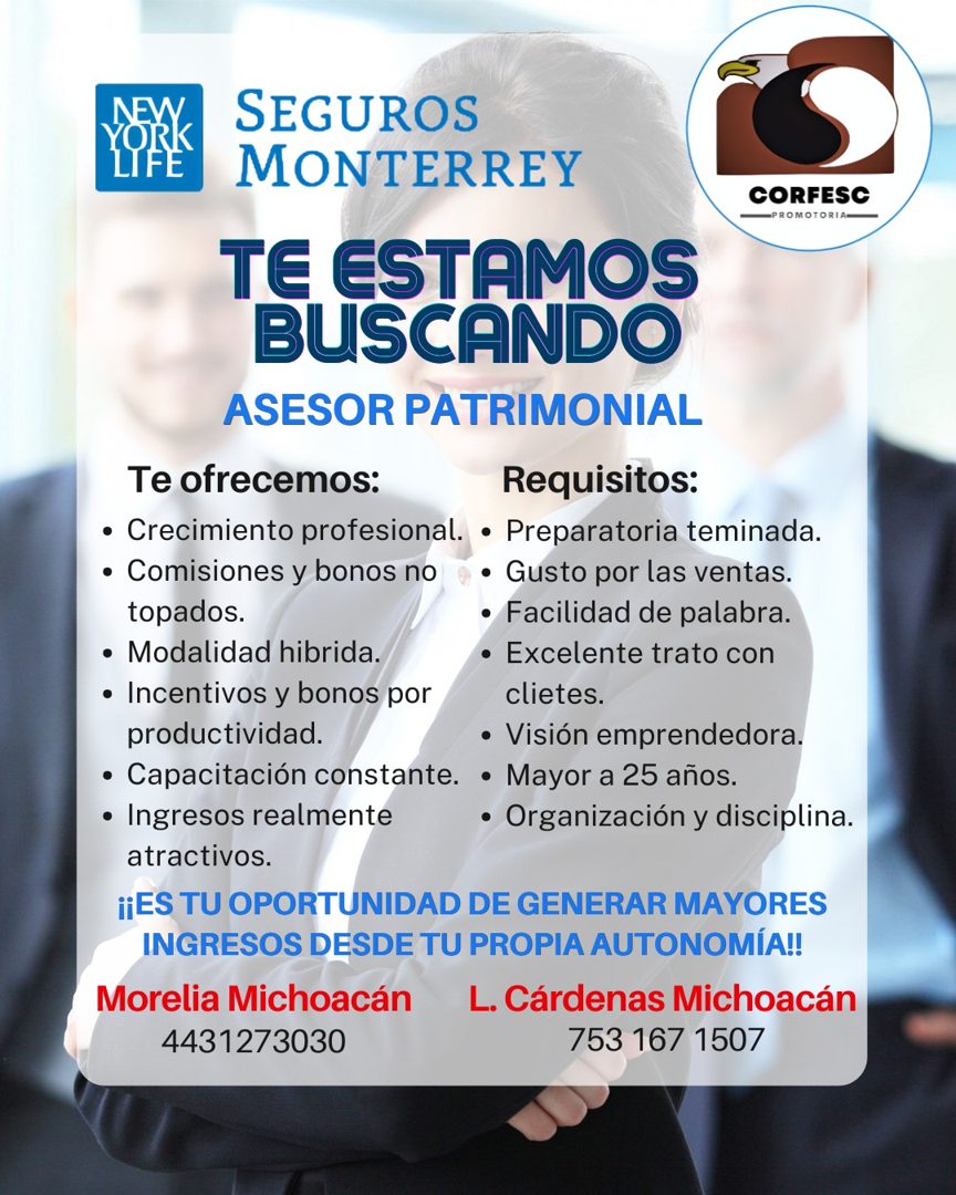 Banner del anuncio de la vacante