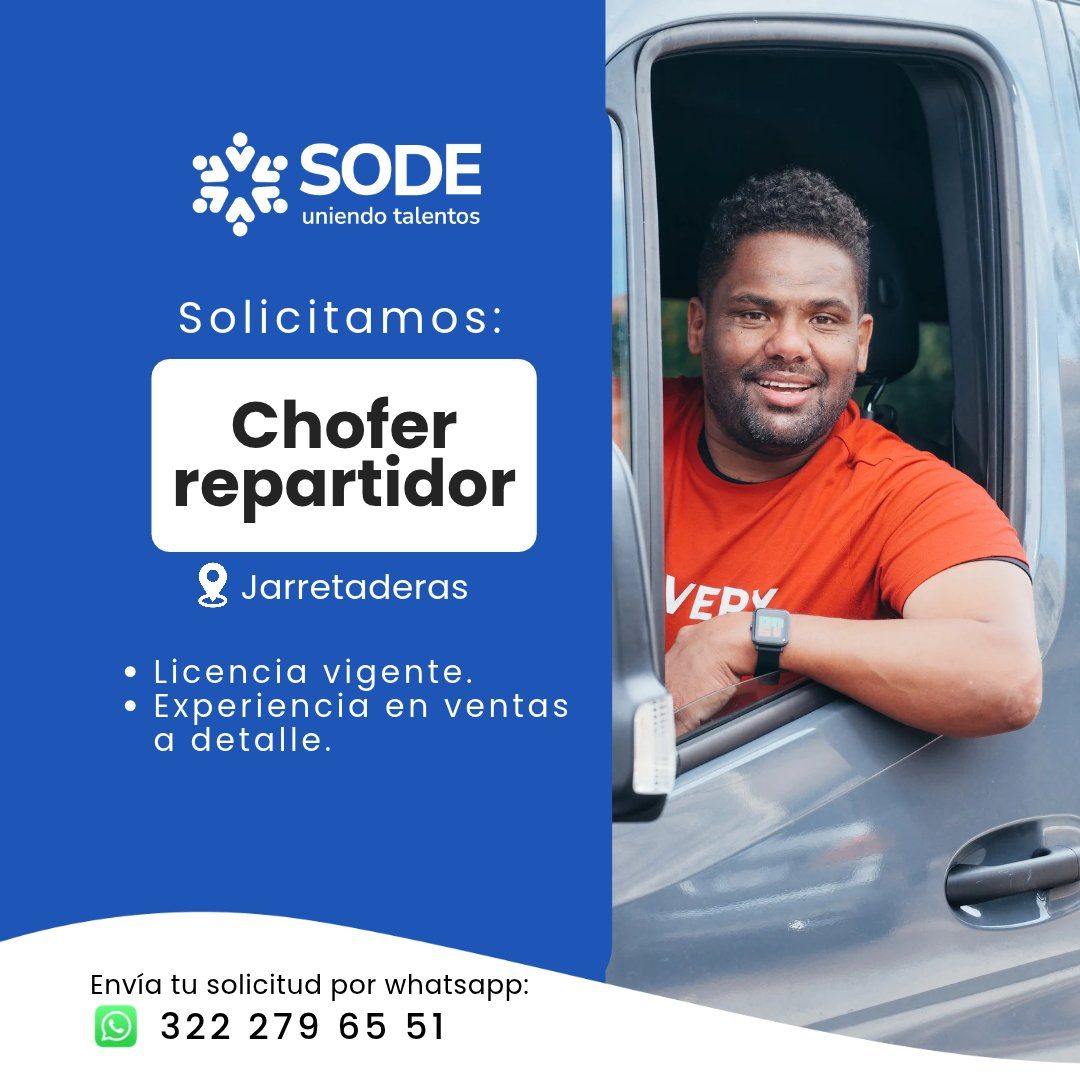 Banner del anuncio de la vacante